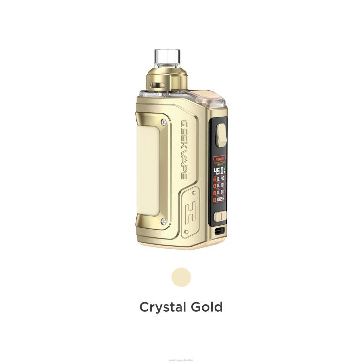 Geekvape Colombia - h45 (aegis hero 2) pod mod kit edición de cristal GeekVape oro cristal 2J8RV141